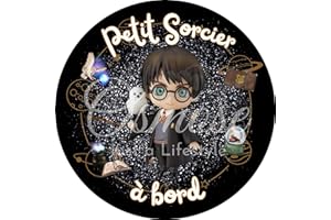 PRINT CORNER Autocollant Bébé à Bord - Petit Sorcier