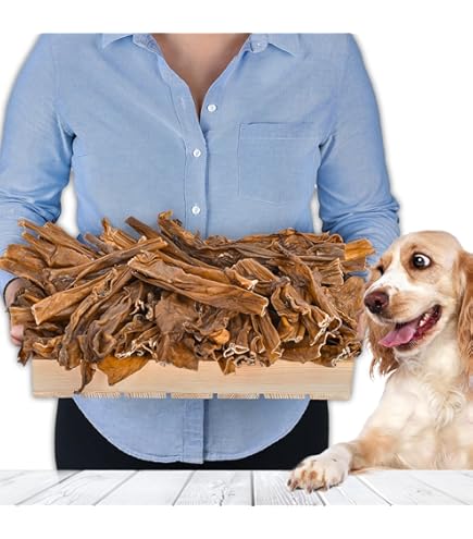Gedroogde konijnenpoten met bont voor honden, 1 kg (ca. 35-40 stuks), natuurlijk en aan de lucht gedroogd, graanvrij, hypoallergeen, ideaal voor tandverzorging en reiniging van