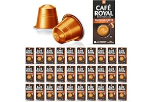 CAFE ROYAL SWITZERLAND PROFESSIONAL Café en Capsules Aluminium - Café Royal Pro | 30 x 10 soit 300 Dosettes - Saveur Espresso Forte - Compatibles avec les Machines à café Nespresso®* Alu à usage Domestique