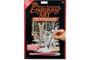 Royal & Langnickel COPF22 - Engraving Art/Kratzbilder in Kupfer Din A4 - Känguru & Baby