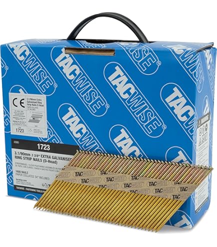 3.1 X 19 Mm Roofing Cardboard Nails Galvanised Ring Suitable