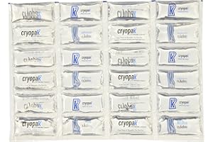 HENSITA Cryopak Flexible Ice Blanket 16.5 x 11.66-Inch (3 Pack)