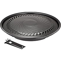 Iwatani Smokeless YAKIMARU Korean BBQ Grill – Portable Tabletop Grill With Spare Plate, CB-SLG-1