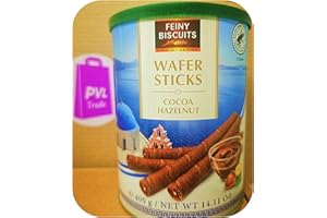 PVL TRADE Wafer Rolls with Hazelnut & Cocoa Cream 400g