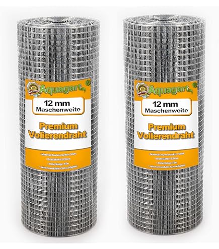 20 M X 1 M Grillage Pour Volière, Grille Métallique, Grillage Soudé