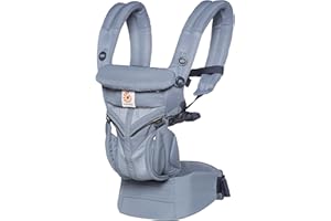 Ergobaby Ergonomiczny plecak Omni 360 Cool Air Mesh 4-pozycyjny dla niemowląt (Oxford Blue)