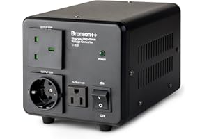 Bronson++ TI 800 - Transformador de 110 voltios convertidor USA Toroidal 800 vatios – Entrada/Salida 220 V/110 V reversible Bronson 800 W