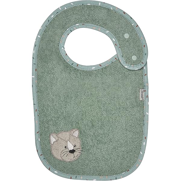 Sterntaler Baby Lätzchen Dino Rexi - Saugfähiges Baumwoll-Lätzchen Mit Druckknopf In Beige