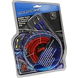 Sub-Zero Ice GL204 Wiring Kit, 2000W 2-Channel Amp Deluxe - Red