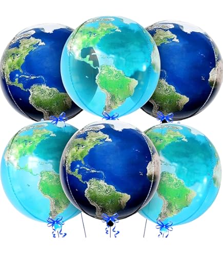 Gadget - Amscan: Balloon Pk6 27.5Cm Age 9 - Amscan