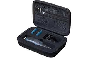 Woollo Tasche Kompatibel mit Gillette Intimate Trimmer Herren i5 Tragbar Hart Reise Case Etui Hülle Tasche für Intimrasierer i5