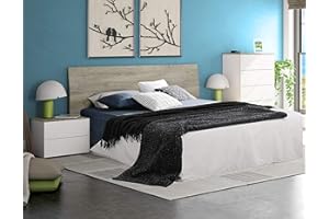 Miroytengo Pack Muebles New Dreams Dormitorio Matrimonio Camas 150 o 135 cm (cabecero+2 mesitas +cómoda) Cama no incluida