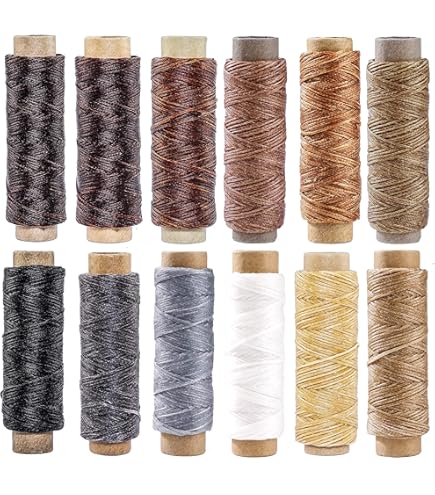 Filo Cerato, Filo Cerato Da 50 M Per Cucire Il, Filo Da 150D 0,8mm Per - Foto 3