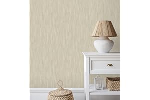 GAULAN 680586 - Papel pintado vinílico ecológico efecto textura de tela lino en relieve para pared salón cocina baño dormitorio mueble - Rollo de 10 m x 0,53 m