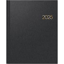 BRUNNEN Agenda Modèle Manager Wt 7 Weektimer (2025), 2 Pages = 1 Semaine, 210 × 260 Mm, 160 Pages, Couverture En Plastique, Intérieur En Film Rigide, Bordeaux