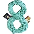 Zero Grid Infinity Scarf with Hidden Pockets Converts to Blanket and Wrap Perfect for Travel