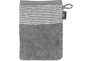 Cawö Home Handtücher Luxury Home Two-Tone 590 Schiefer - 77 Waschhandschuh 16x22 cm