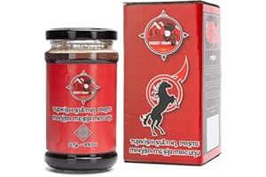 Nosy Nomad's Manisa Mesir Macunu | Całkowicie Naturalnej Tureckiej Pasty Sułtańskiej, Silna Mieszanka 41 Ziół i Przypraw, z Imbirem, Miłorzębem Japońskim, Zeń-Szeniem i nie Tylko (Średni (250g))