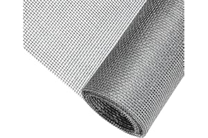 GLQ Zanzariera Rete in Fibra di Vetro per Finestre 120 * 250CM Telo Ricambio, Net Resistente a Raggi UV, per Finestra e Porta Zanzariere Tagliabile Rotolo-Nero (Grigio)