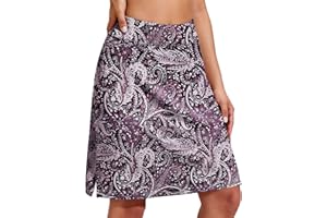 COOrun Tennis Skort Damen Tennisröcke Laufskort Golf mit Innenhose Tasche Tennis Skirt Hohe Taille Sportrock für Fitness Workout Running