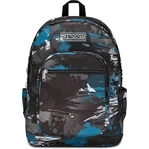 Zaino Scuola Freethink, Blu, Shadefull Boy, Zaino Doppio Scomparto