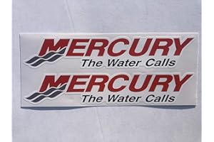 SBD DECALS 2 adesivi Mercury The Water Calls (6 pollici)