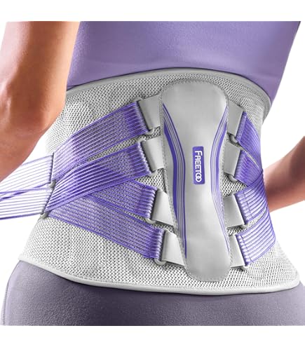 Buy FREETOO Ergonomic Back Support Belt for Men Women Lower Back