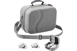 TIMIFTE Large Meta Quest 3 Case for Meta Quest 3S/Quest 3, Hard Travel Bag Compatible with BOBOVR S3 Pro, VR Game Headset Accessories, Hard Travel Case for Quest 3S Controller Grips, and Adapter