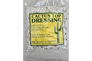PUGH'S CACTI Cactus Top Dressing 800g. Great for Cacti/Cactus, Succulents and Houseplant/Indoor Plants. Perfect for decorating pots. (White)