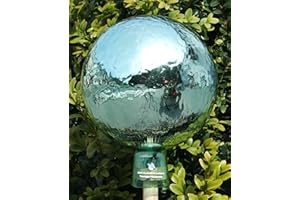 MCTIES Elias Glashütte Original Rose Ball Venezia Mint 15 cm Mirrored