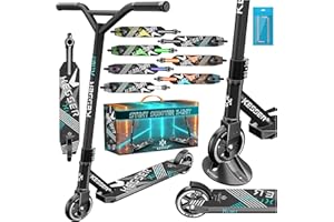 KESSER® Scooter Funscooter Stuntscooter X-Limit, conducción de 360° con cojinetes de Bolas ABEC 9, Ruedas de PU de 100 mm, Patinete Robusto, Patinete de Ciudad, Patinete de Trucos para niños y Adulto