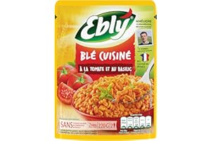 Ebly Blé Tomate Basilic Express 2 min, Le sachet de 220g