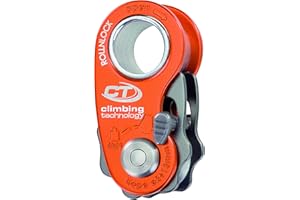Climbing Technology RollNLock Locking Lightweight Pulley, Red