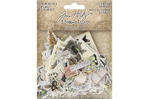 Tim Holtz - Advantus Ephemera SNIPPETS ID CAMPI, Note Campo, taglia unica, 134 unità