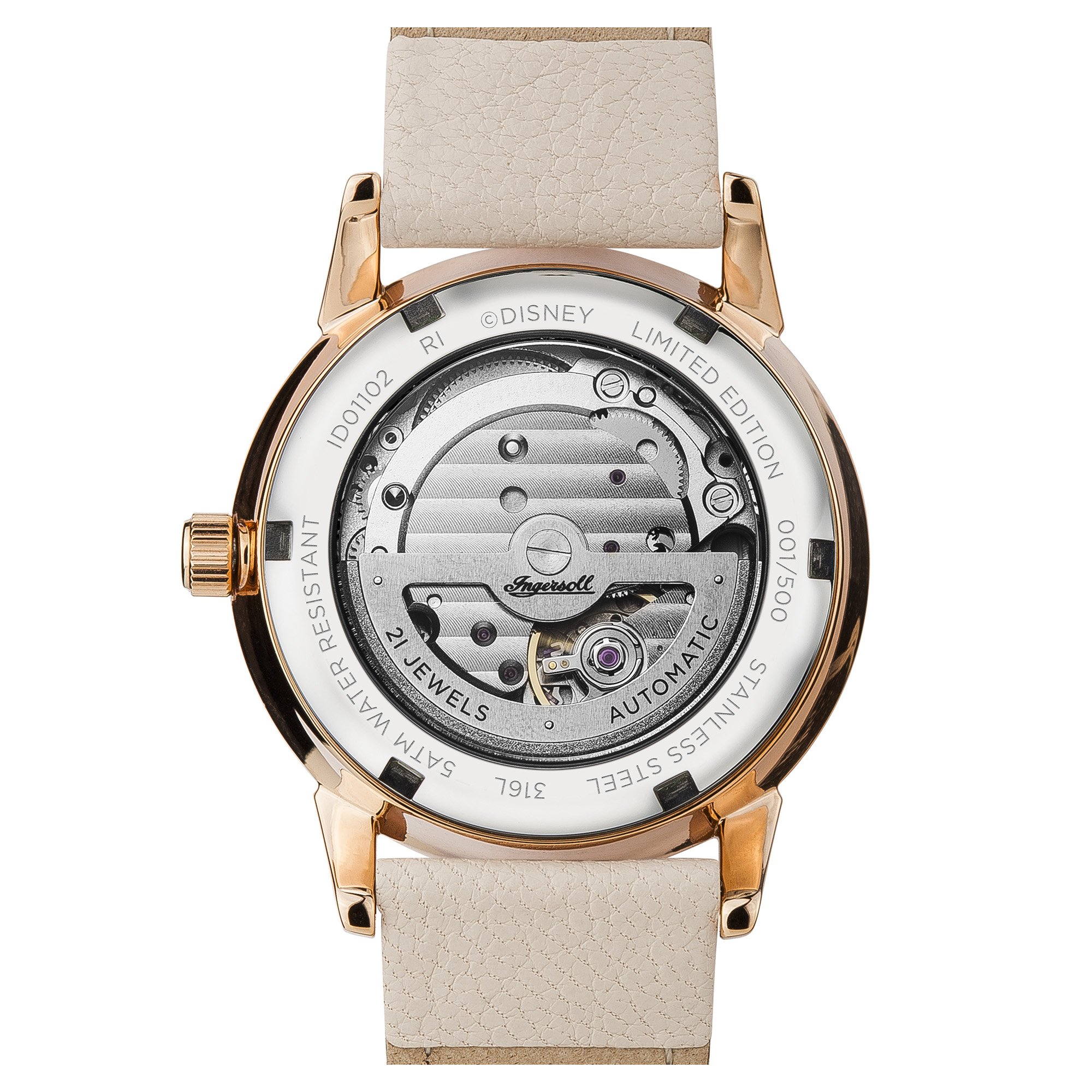 Ingersoll Damen Datum klassisch Automatik Uhr mit Leder Armband ID01102 – Bild 6