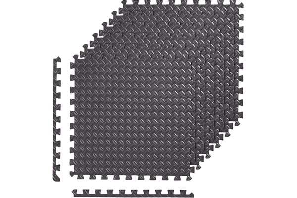 AmazonBasics Puzzle Exercise Mat with EVA Foam Interlocking Tiles