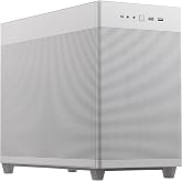 حافظة برج صغيرة من Asus Prime AP201 مقاس 1x120 مم بمنفذ USB 3.2 Type-C باللون الأبيض Micro-ATX