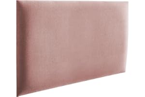 RAVIO Wandpaneele gepolstert | 3D Wandverkleidung mit Schaumstoff | Wandkissen als Kopfteil für Bett | Wanddekoration für Schlafzimmer, Kinderzimmer, Büro, Diele | (Schmutziges Rosa, 70 x 30 cm)