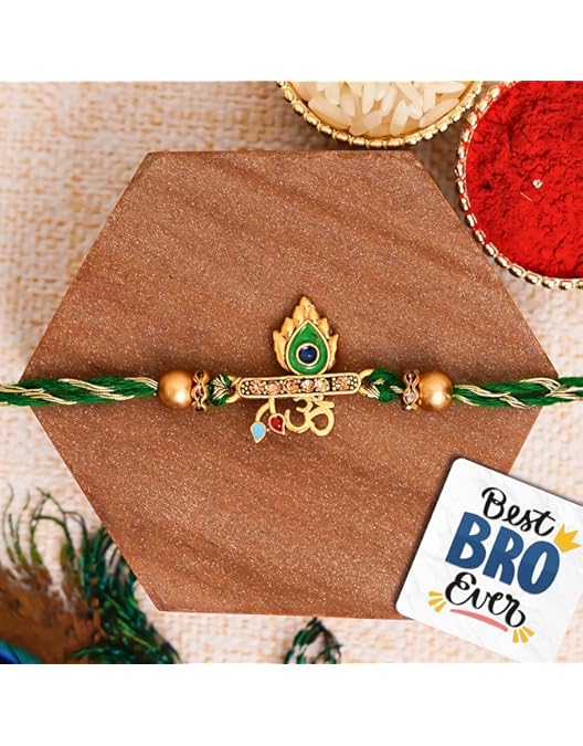 Beautiful Rakhi For Raksha Bandhan Celebration. Stock Illustration