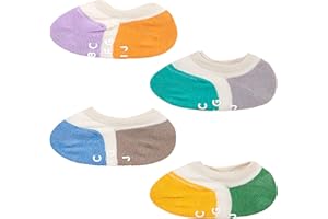 ANIMQUE Bambini Bambino Calzini Invisibili Ragazzi Ragazze Antiscivolo Calzini di Linea Cotone Calze Alla Caviglia Traspirante Confortevole