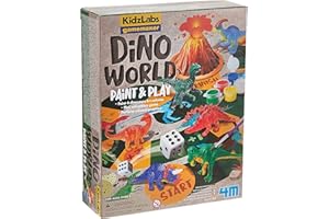 4M 403400 Kidzlabs GameMaker-Dino World, Multi Colour