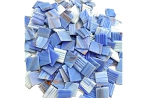 Armena Gold Threads Mosaic Stone Blue with Copper Texture 2 x 2 cm 130 g (approx. 43 pieces)