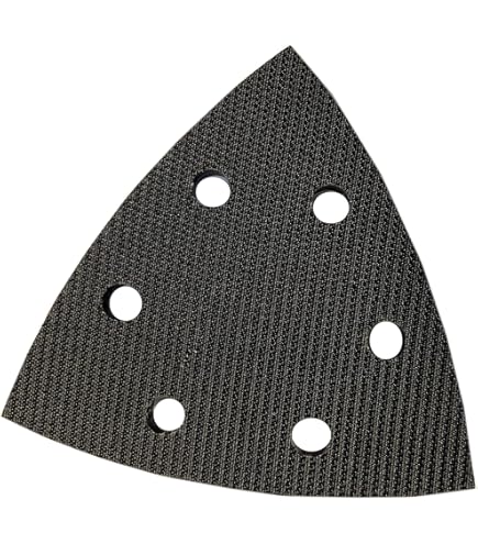 ECSiNG Triangular Sanding Plate For Bosch Sanders - 90x90x90mm Replacement Pad Compatible With PDA 180, PDA 180E Models