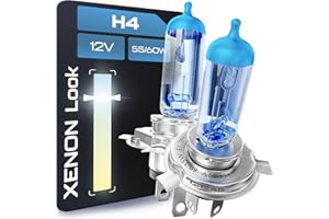 Gread - 2x H4 Lampada Faro - superwhite - 8500k 55W - senza registrazione