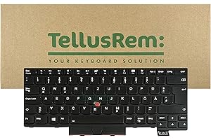 TellusRem ersatztastatur Deutsche Hintergrundbeleuchtung für Lenovo Thinkpad T470 T480