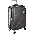 Skybags Mint 55 Cms Small Cabin Polycarbonate Hardshellsided 4 Spinner Wheels Luggage/Suitcase/Inline Trolley Bag- Graphite Grey