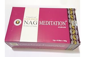 PENDOO YesMandala Incienso Nag Meditation Pack de 12 Cajas 180 Varillas de Calidad