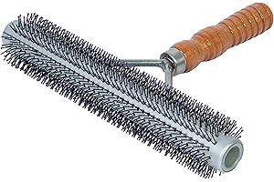 Weaver Leather Livestock Wide Range Brush, Silver/Purple