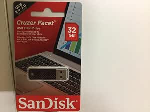 NEW BRAND, SanDisk Cruzer Facet 32 GB, USB Flash Drive, 2.0 / 3.0  COMPATIBLE + 5 Year Manufacturer Warranty : Amazon.co.uk: Computers \u0026  Accessories