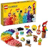 LEGO&reg; Classic Bir S&uuml;r&uuml; Yapım Par&ccedil;ası 11030-5 Yaş ve &Uuml;zeri &Ccedil;ocuklar i&ccedil;in &Ccedil;i&ccedil;ek, Model ve Emojiler gibi Bir &Ccedil;ok Model İnşa Edeb